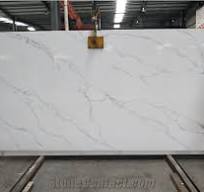 Artificial Quartz Calacatta Botanica Slabs from China - StoneContact.com