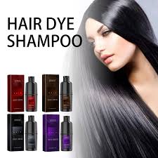 Nova Natural Hair Dye Shampoo for Men & Women, Mild Care, Flawless Wash,  Long Lasting Color, Gray Coverage