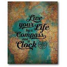 Learn how to deal with obstacles in life more effectively. Breakwater Bay Live Your Life By A Compass Not A Clock Graphic Art Print On Wrapped Canvas In 2021 Adventure Quotes Words Travel Quotes