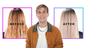 After you get out of the hair salon with your new purple hair, you feel the color does not suit your skin tone very much. Say Bye To Brassy Yellow Hair Instantly Youtube