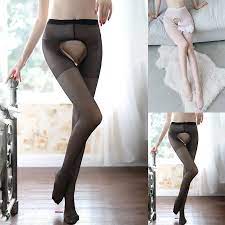Tights Pantyhose Open Crotch See-through Sexy Sheer Stockings Breathable |  eBay