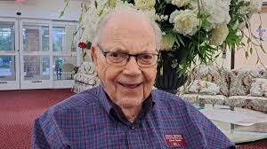 Allen man celebrates 100th birthday, city names day after him