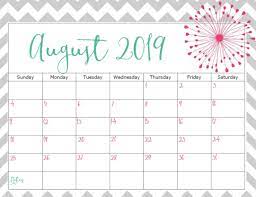 Calendario completo, calendario mensual, calendario mini, calendario semanal y calendario diario. Cute August 2019 Calendar Design Calendario De Agosto Plantilla Calendario Planificador