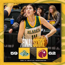Kate Robertson and Elaina Mack lead a huge comeback, but the Falcons hand  UAA another last-second defeat Saturday in SEA. Next: Friday 7pm vs Clarion  at the Alaska Airlines Center.