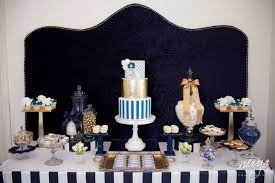 Boutique Affairs Blue Baby Shower Navy Baby Showers Gold Baby Showers