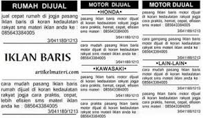 Contoh desain banner spanduk paling menarik. Iklan Baris Adalah Pengertian Ciri Contoh Gambar Lengkap