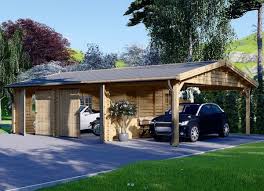 Bestellen sie holzware in jeglicher form, ohne bestellrisiko und/oder lassen sie sich von uns bei der montage helfen. Holzgaragen Bausatze Kaufen Sie Eine Solide Garage Aus Holz