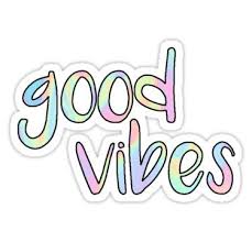 Good Vibes Sticker By Tffindlay Aesthetic Stickers Hydroflask Stickers Stickers