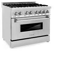It does not have all the bells and whistle's of a traditional range like a timer and a temperature indicator so i did have purchase a timer. Zline Kitchen And Bath Zline 36 4 6 Cu Ft Freestanding Dual Fuel Range With Gas Stove And Convection Electric Oven In Stainless Steel Reviews Wayfair