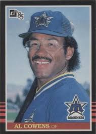 1985 Mothers Cookies # 6 Al Cowens -- Mariners MINT