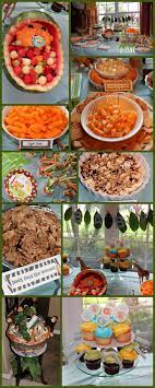 Table Place Cards Jungle Theme Individually Wrapped Party Favors Baby Shower Food Tiffany Baby Showers Jungle Baby Shower Theme