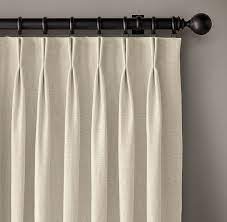 The french pleat is a very attractive and formal curtain which can be very practical too. Custom Belgian Heavyweight Linen 2 Fold French Pleat Drapery Drapery Styles Curtains Drapes Curtains