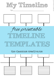 For your convenience i'll link to the downloadable timeline pdf several times on this page as i explain some things that have helped us. Free Printable Timeline Templates Theclassroomcreative Com Timeline Project Personal Timeline Teaching History