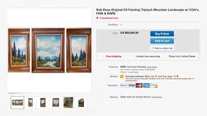 Set out the small napkins to show a glimpse of the beautiful art bob can teach your guests how to create. Where Are All The Bob Ross Paintings We Found Them The New York Times