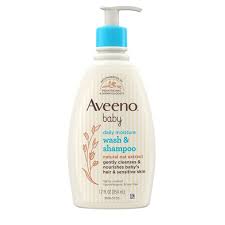 Aveeno eczema therapy baby soothing bath treatment helps relieve minor skin irritation and itching caused by rashes, eczema, poison ivy/oak/sumac, or insect bites. Aveeno Baby Daily Moisture Body Wash Shampoo Oat Extract 12 Fl Oz Walmart Com Walmart Com