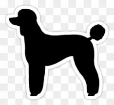 Download Standard Poodle Silhouette Poodle Silhouette Free Transparent Png Clipart Images Download