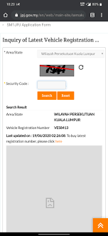 Semakan no plat terkini kereta motor online : Check Current Series Jpj Number Availability Here