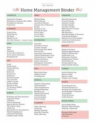 Get Organized With The Printable Home Management Binder This Household Planner Bundle Contains A Home Organization Binders Mom Planner Home Management Binder