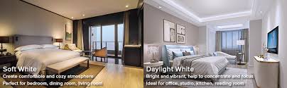 Soft white bulbs, also referred to as warm white bulbs, are typically best for rooms that you want to have a soft, cozy feel. Upgrade Sansi 2000 Lumens 16w Led Light Bulbs 3000k Warm White Daylight 150w Equivlent A19 Non Dimmable Led Light Bulbs E26 Base 4 Pack Amazon Com