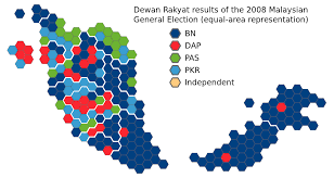 Electoral map with results of the 2018 general elections. Results Of The 2008 Malaysian General Election By Parliamentary Constituency Wikipedia