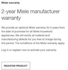 *by purchasing this extended warranty, customers can enjoy up to 4 or 9 consecutive years of. Miele Promotions Blackwell Denton Ltd Appliance Spare Parts Specialist Miele Dealer In York