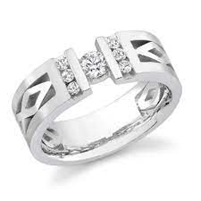 Gentlemen S Diamond Modern Ring 3 Modern Ring Rings Rings For Men