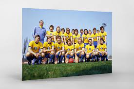 Eintracht braunschweig players from 1973, wearing the first shirt sponsorship in europe, local distillery jägermeister. Braunschweig 1973 74 11freunde Bilderwelt