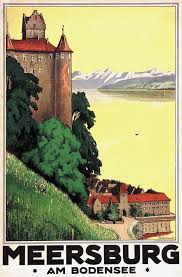 Meersburg Seilnacht Bodensee Reiseposter Klassische Reiseposter