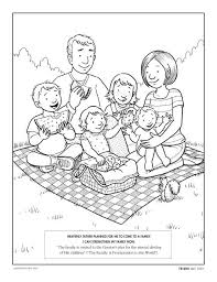 In our adult coloring pages, you will find images that include nature such as flowers, butterflies, animals, abstract shapes and patterns that fill a whole page, religious iconography such as the buddha, jesus and spiritual images of native people around the world. Happy Clean Living Primary 2 Lesson 6 Family Coloring Pages Lds Coloring Pages Family Coloring
