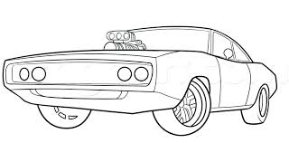 Printable dodge charger car coloring page. Dodge Charger Cool Car Drawings Easy Novocom Top