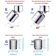 Ehow estimates aerators can save up to 280 gallons a month. Kitchen Sink Aerator Faucet Sprayer Head Replacement Part Ochoos Dual Function 2 Flow Water Saving Faucet Aerator Tap Aerator Swivel Color A Fm22 Swivel Chrome Tools Home Improvement Kitchen Fixtures Urbytus Com