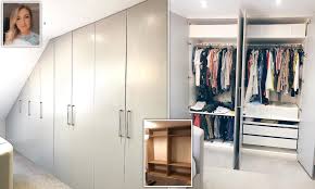 These wonderful can you paint wardrobes are spacious, trendy in designs, and come with distinct door variations to suit your individual needs. Couple Save 23 500 On A Fitted Wardrobe After Using Youtube Tutorials To Build It Themselves Daily Mail Online
