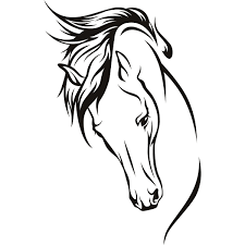 How to draw a horse head with a pencil. Simple Drawing Of A Horse Head Rectangle Circle
