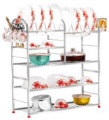If you are planning for your modular kitchen and deeply concerned about the best raw material for your purpose, this article will help you. Winstar Stainless Steel 5 Shelf Wall Mount Kitchen Racks Dish Rack With Cutlery And Plate Kitchen Stand Modular Kitchen Bartan Stand Kitchen Organizer Items 30 X 31 Inches Buy