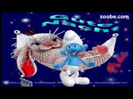 Gute Nacht Ich Schick Dir Viele Kusschen Und Susse Traume Schlumpfe Zoobe Animation Susse Traume Gute Nacht Nacht