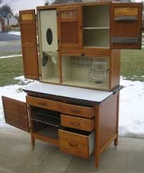 oak hoosier wilson kitchen cabinet