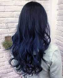 20 Dark Blue Hairstyles That Will Brighten Up Your Look Hair Styles Blue Black Hair Midnight Blue Hair