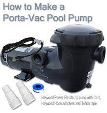 Turn off the portable pool vacuum when you are finished cleaning. How To Make A Pool Porta Vac Pump Intheswim Pool Blog