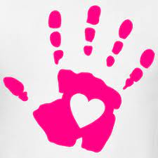 Red Hand Print Clip Art Clipart Panda Free Clipart Images Monster Crafts Family Hand Prints Clip Art Library