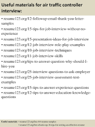 top 8 air traffic controller resume samples