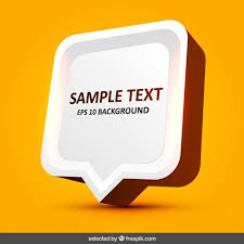 Download 3d Speech Bubble For Free In 2020 Bubble Stickers Bubbles Testimonials Design