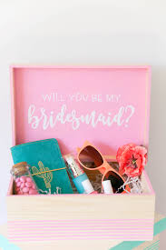 3 diy ideas how to paint and decorate wooden or cardboard boxes. Diy Bridesmaid Gift Boxes Tell Love And Party
