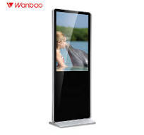 FHD Indoor Advertising LED Display , 65 Inch Touch Screen Stand Alone  Signage