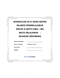 Semua file disini saya gunakan kertas ukuran f4. 6 Silabus Sejarah Indonesia Sma Umum Versi120216