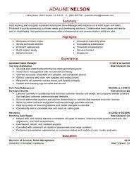 Assistant Store Manager Resume Example Manager Resumes Livecareer
