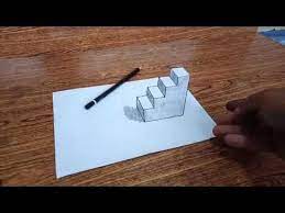 Ini gambar 3d mudah akan mengajarkan anda bagaimana untuk ditarik gambar 3d. Cara Menggambar Tangga 3d Sederhana Untuk Pemula Beserta Ukurannya Menggambar 3d Di Kertas Youtube Cara Menggambar Gambar 3d Gambar