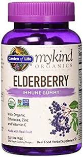 Amazon Com Garden Of Life Mykind Organics Elderberry Immune Gummy 120 Real Fruit Gummies For Kids Adults Echinacea Zi Elderberry Herbalism Zinc Vitamin
