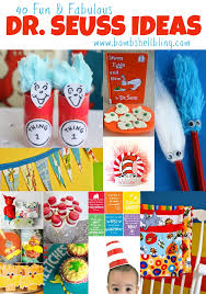 Music inspired by illumination & dr. Dr Seuss Ideas 40 Fun And Fabulous Food And Crafts