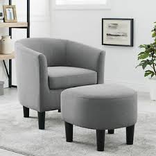 See more ideas about single sofa, furniture, furniture design. Fabric Padded Armchair And Footstool Single Sofa Lounge Chair Bedroom Livingroom Home Garden Furniture Sofas Armchairs Couches
