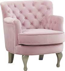 Kids Julietta Pink Tufted Chair Affordable Leather Chair Leather Dining Room Chairs Furniture
